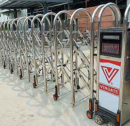 Cổng Xếp Tự Động V02