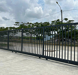 Cổng trượt sắt tự động, cổng lùa tự động VT56