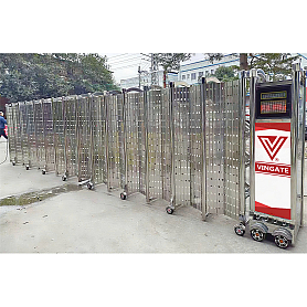 CỔNG XẾP TỰ ĐỘNG HÀNG TRONG NƯỚC V31 CÓ LÁ GIÓ 