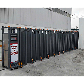 Cổng xếp hợp kim nhôm V16LG