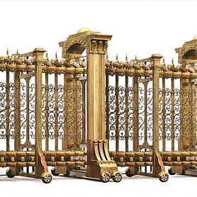 CỔNG XẾP NHÔM NHẬP KHẨU CAO CẤP V43