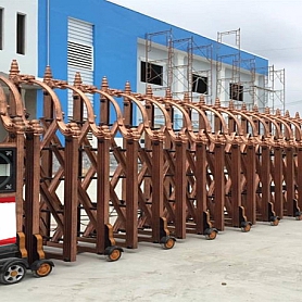 CỔNG XẾP NHÔM NHẬP KHẨU CAO CẤP V56