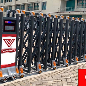 CỔNG XẾP NHÔM NHẬP KHẨU CAO CẤP V64